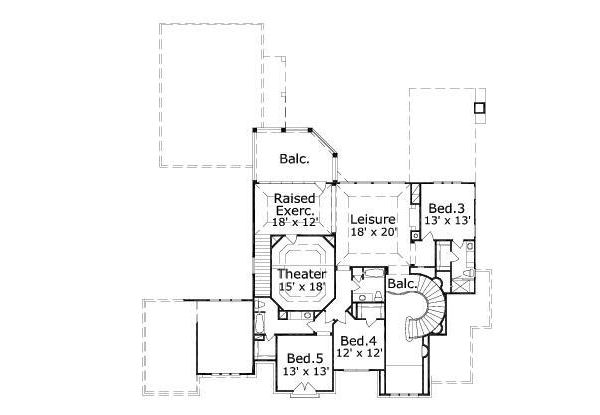 upper floor house blueprint