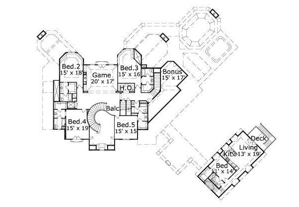 upper floor house blueprint