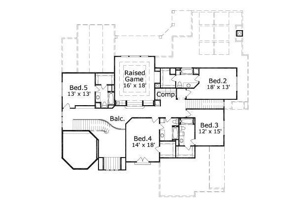 upper floor house blueprint