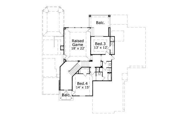 upper floor house blueprint
