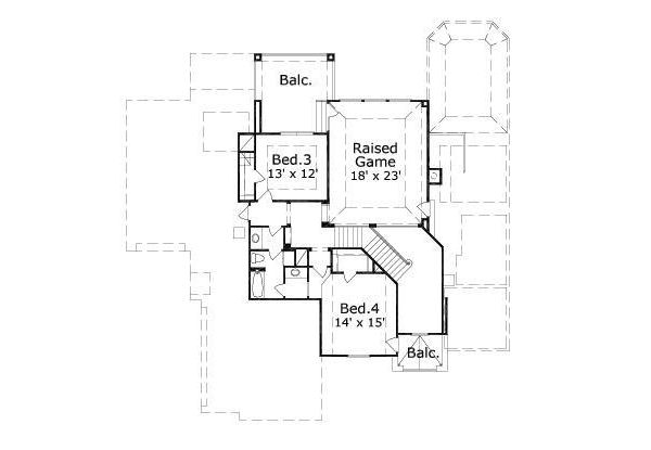 upper floor house blueprint