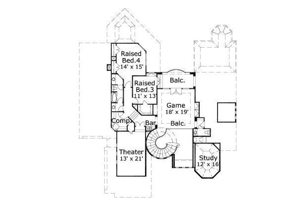 upper floor house blueprint