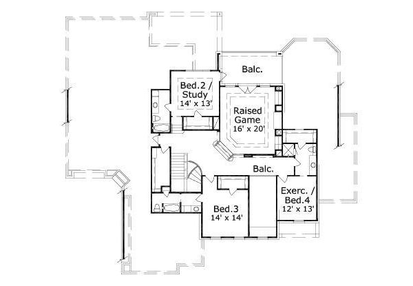 upper floor house blueprint