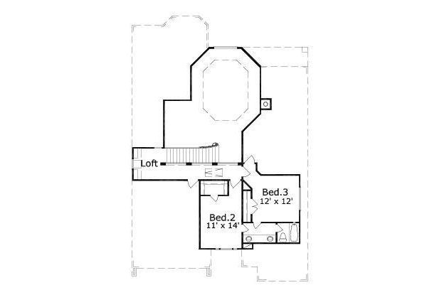 upper floor house blueprint