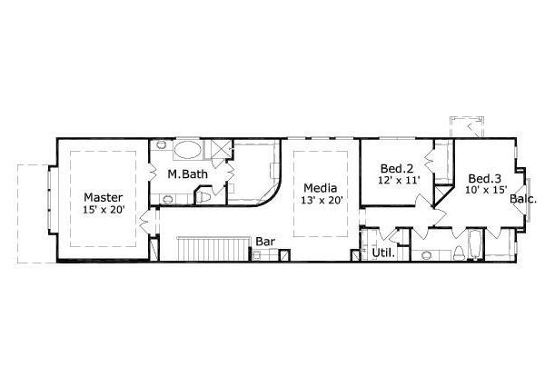 upper floor house blueprint