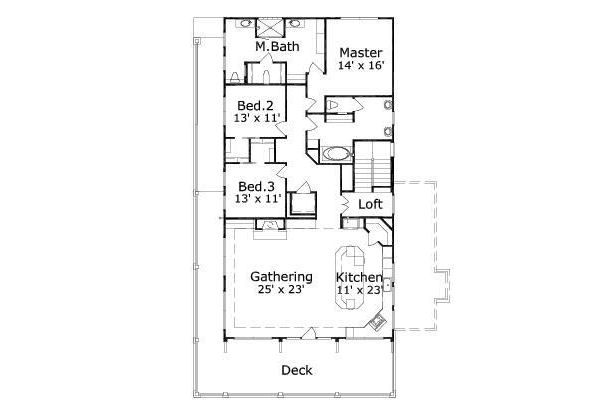 upper floor house blueprint