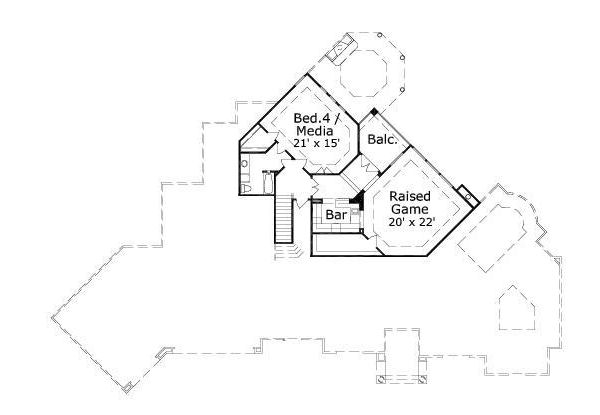 upper floor house blueprint