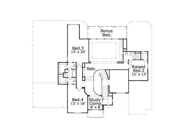 upper floor house blueprint