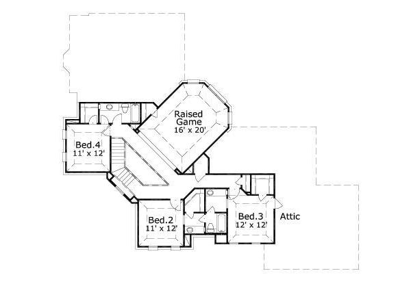 upper floor house blueprint