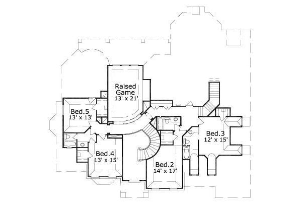 upper floor house blueprint
