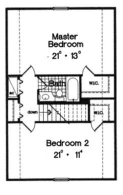 upper floor house blueprint