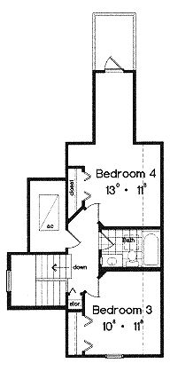 upper floor house blueprint