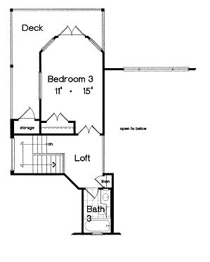 upper floor house blueprint