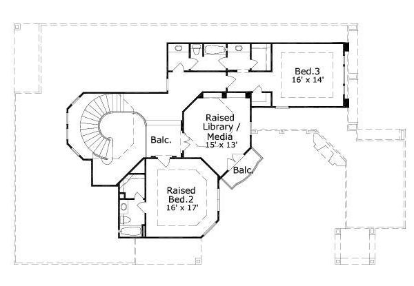 upper floor house blueprint