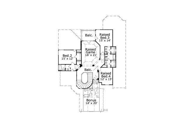 upper floor house blueprint