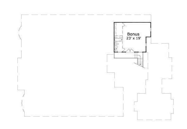 upper floor house blueprint