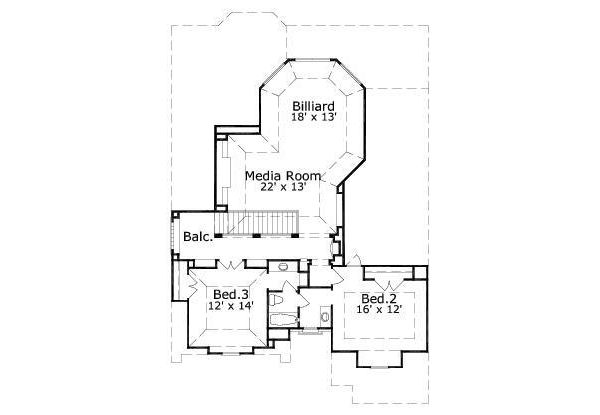 upper floor house blueprint