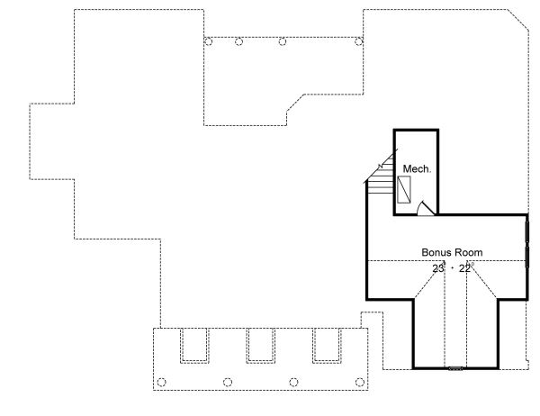upper floor house blueprint