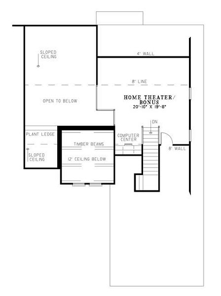 upper floor house blueprint