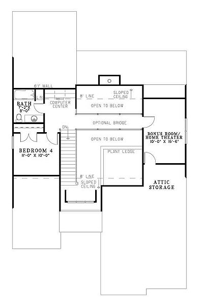 upper floor house blueprint