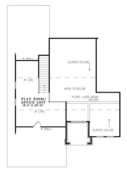 upper floor house blueprint