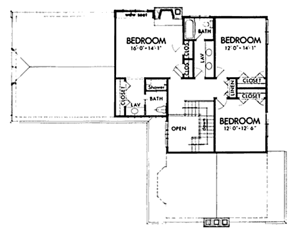 upper floor house blueprint