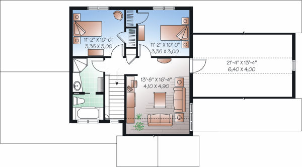 upper floor house blueprint