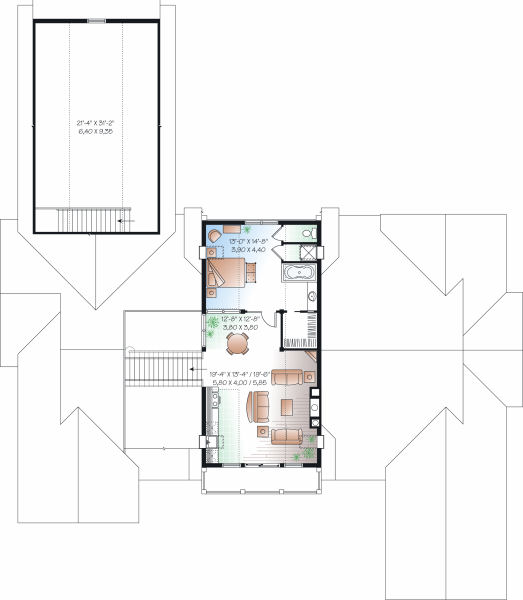 upper floor house blueprint