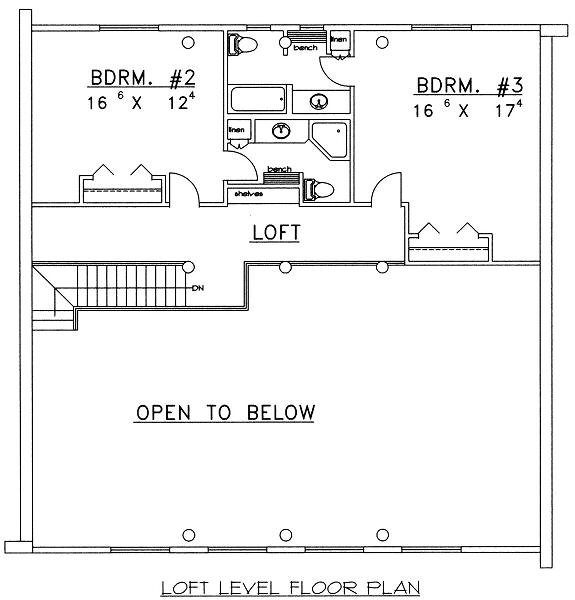 upper floor house blueprint