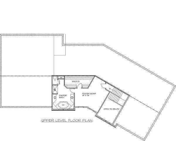 upper floor house blueprint