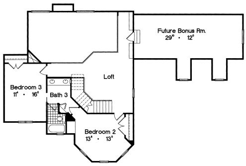 upper floor house blueprint