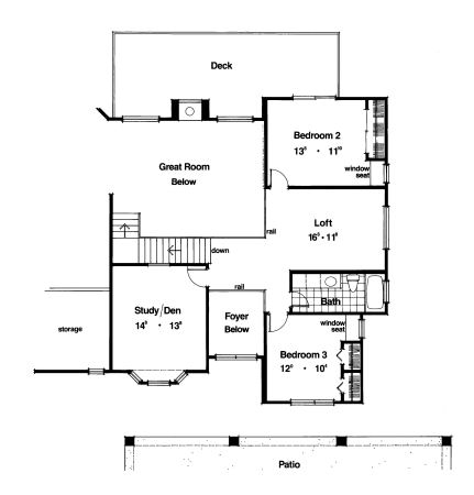 upper floor house blueprint