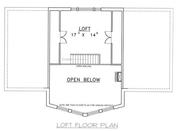 upper floor house blueprint