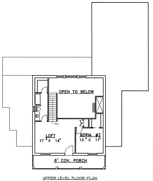 upper floor house blueprint