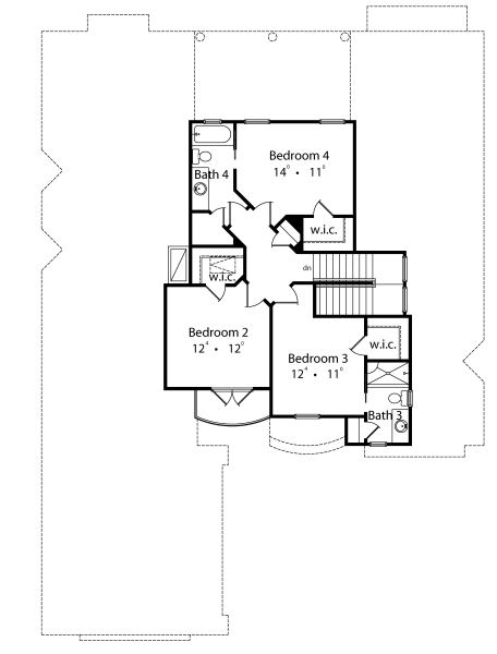 upper floor house blueprint
