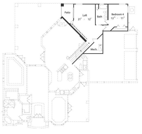 upper floor house blueprint