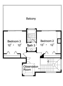 upper floor house blueprint