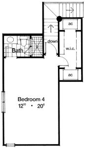 upper floor house blueprint