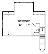 upper floor house blueprint