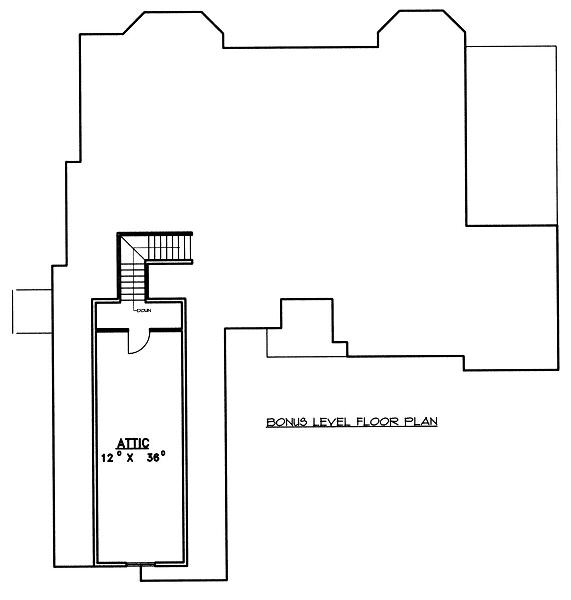 upper floor house blueprint