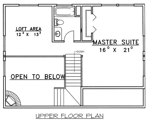 upper floor house blueprint