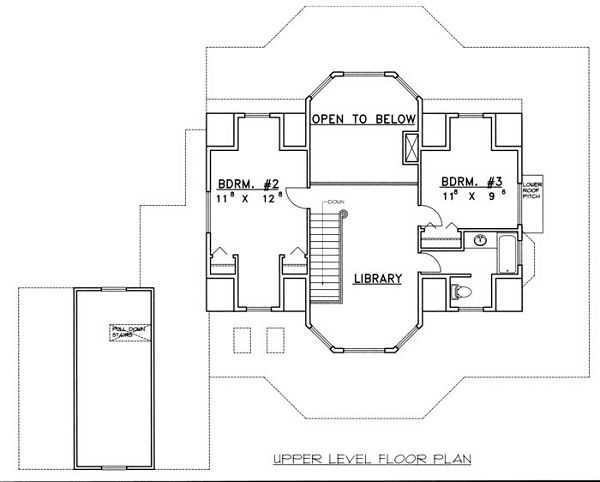 upper floor house blueprint