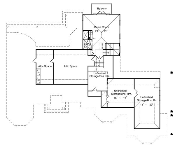 upper floor house blueprint