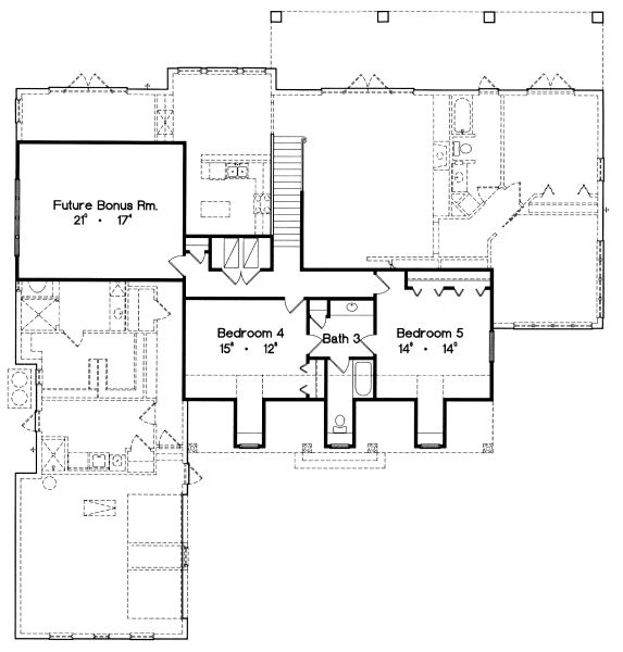 upper floor house blueprint