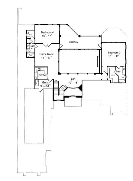 upper floor house blueprint