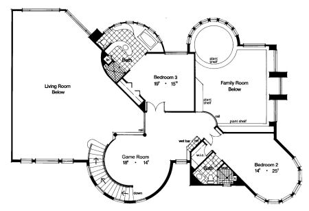 upper floor house blueprint