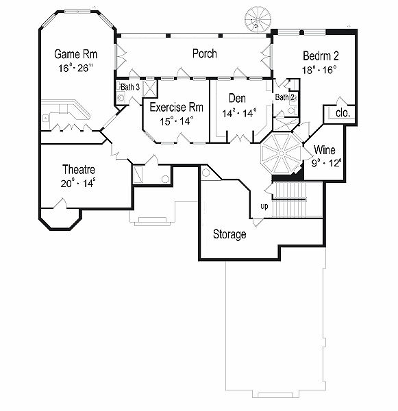 upper floor house blueprint