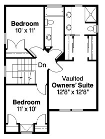 upper floor house blueprint