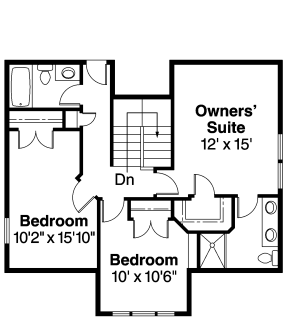 upper floor house blueprint