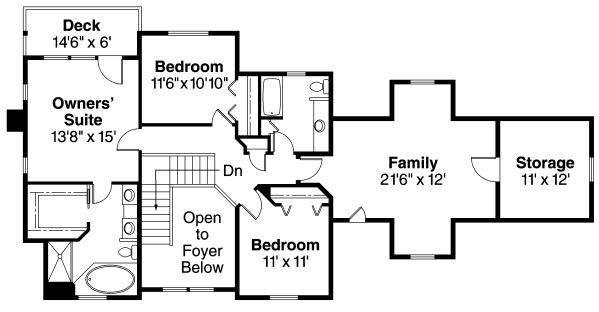 upper floor house blueprint